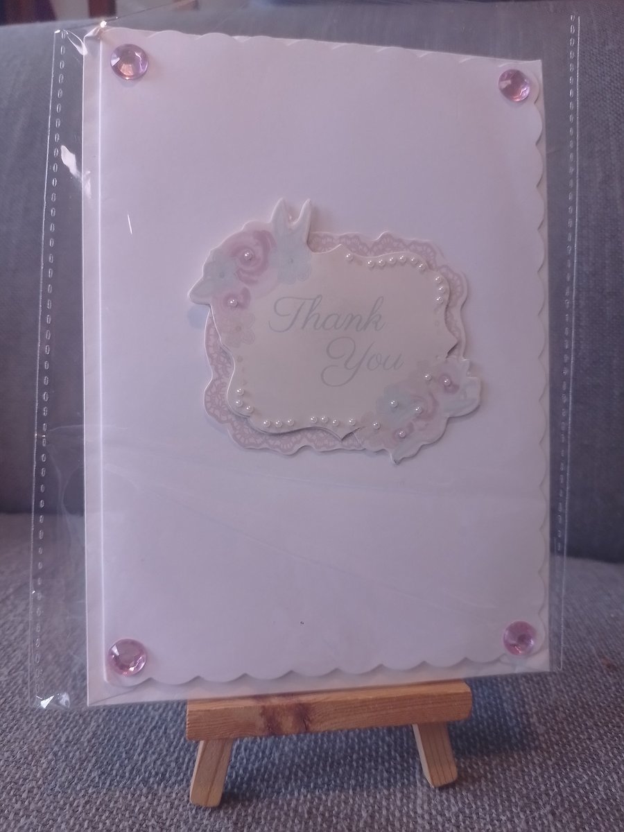 A simple thank you card
