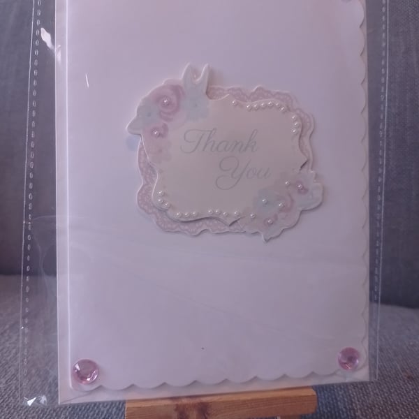A simple thank you card