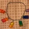 Two-toned gummy bear rainbow bracelet 
