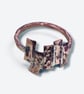 Mens Ring - Brutalist Solid Copper - Extra Large Z1 - Handcrafted In West Wales