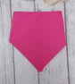 Small dog Bandana snap fastens Orange and Pink - Image 5