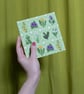 Square Hardcover Sketchbook with Spring Foraging Design - Image 7