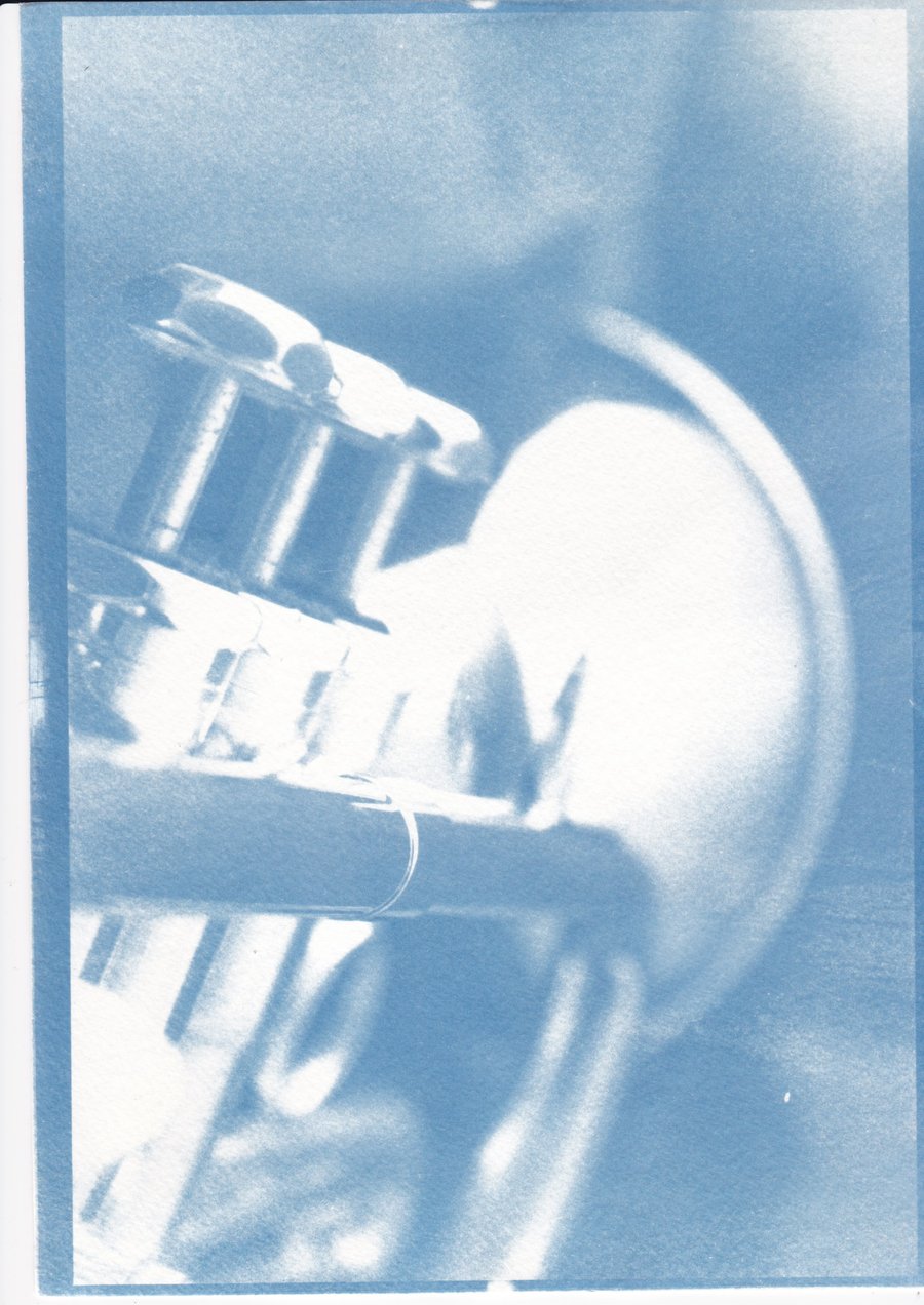 Trumpet Cyanotype
