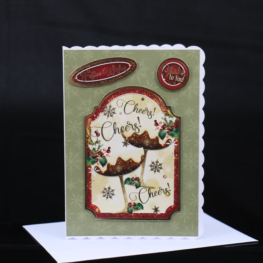 Cheers to You! Christmas greeting card