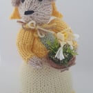Hand Knitted Mouse -Cynthia