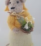 Hand Knitted Mouse -Cynthia