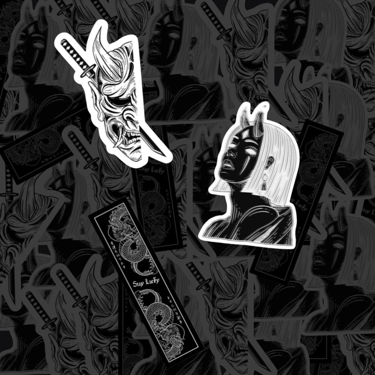Sainted JDM Inspired Vinyl Sticker Bundle (2 or 3 Pack)