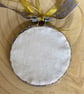 Personalised Gold Star Bauble - Handmade Grey Ornament - Image 5