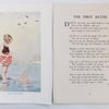 Dollys First Bathe - 1930s illustration and poem from Blackies Childrens Annual