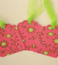 Pack of 3 pink and green gift tags - Image 4