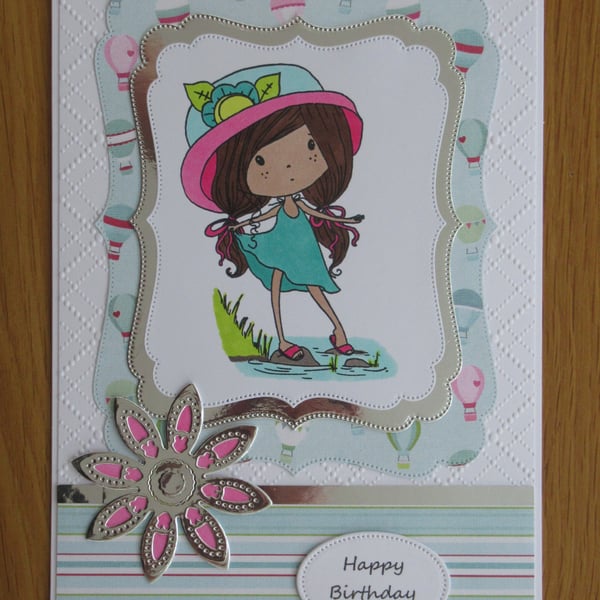 Stepping Stones - A5 Birthday Card