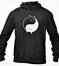Ying Yang Kittens Hooded Sweatshirt Cute Cat Unisex Spiritual Zen Peace Animal  - Image 1