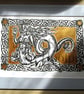 Mermaid In Gold - Limited Edition Linoprint - Image 1