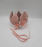 Crown - light pink velvet with white bells.  - Image 8