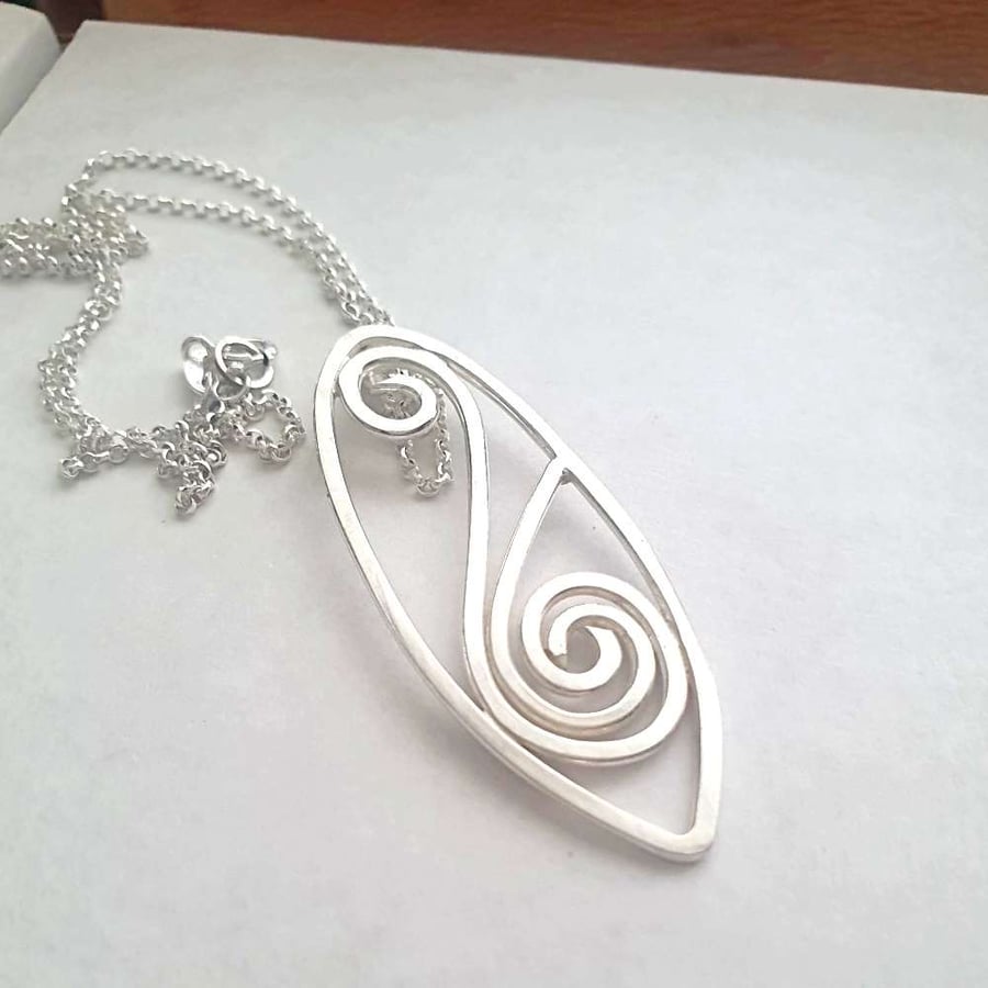 Celtic Scroll Pendant 