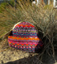 Fairisle knitted purse super seconds festival