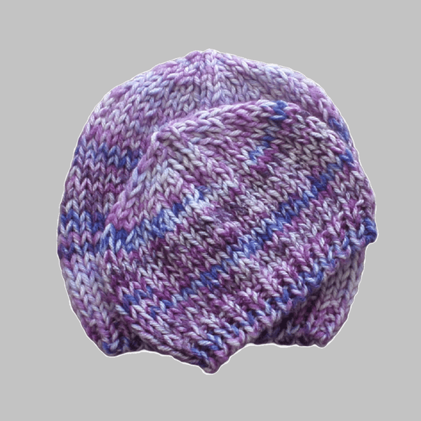 KNITTING PATTERN PDF Lilacs Tints Hat
