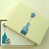 'Bottles of Blooms' - A Box of Six Postcards with Envelopes