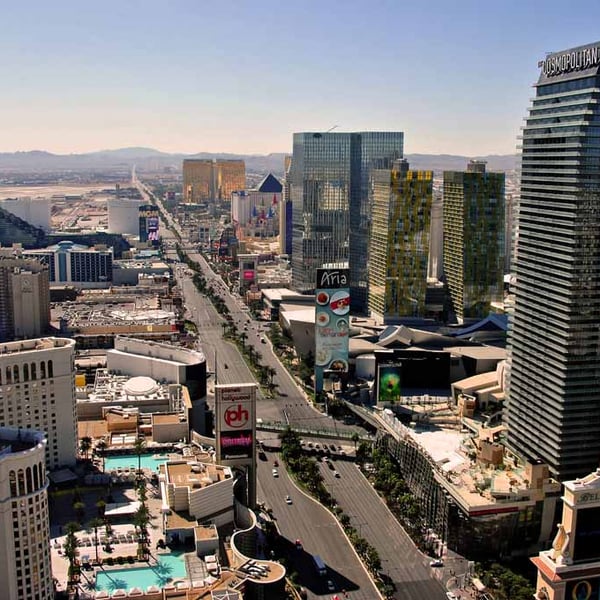 Las Vegas Strip Skyline Cityscape United States Of America Photograph Print