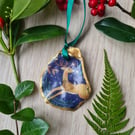 Christmas oyster shell deer hanging decoration