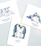 New baby personalised robin card - any name and date - Image 4