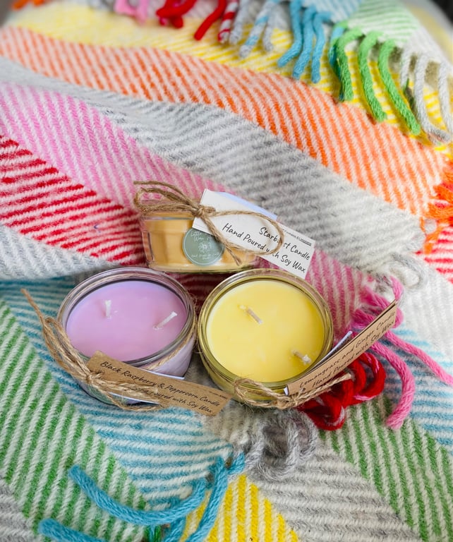 Fruity & Punchy Set of Recycled Jar Candles