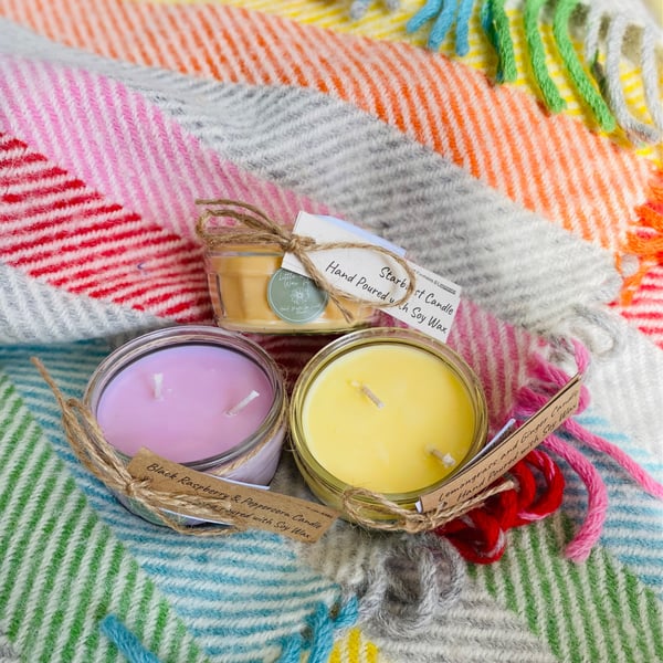 Fruity & Punchy Set of Recycled Jar Candles