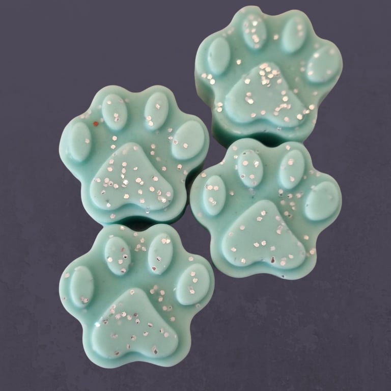 Christmas Fragrance Soy Wax Melt Paws 4 Pack Enchanted Forest Stocking Gift