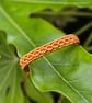 Adjustable Macrame bracelet - Yellow Gold Bracelet  - Image 6