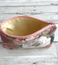 Large Pink Coin Purse with White Roses - Image 2