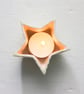 Yellow star tealight holder - Image 5