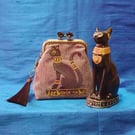 Egyptian Goddess Bastet Coin Purse