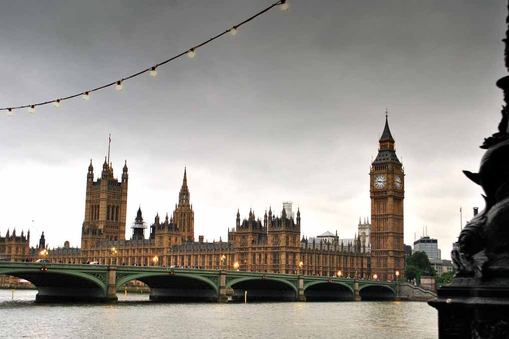 Houses of Parliament Big Ben Westminster Bridge London Photograph Print