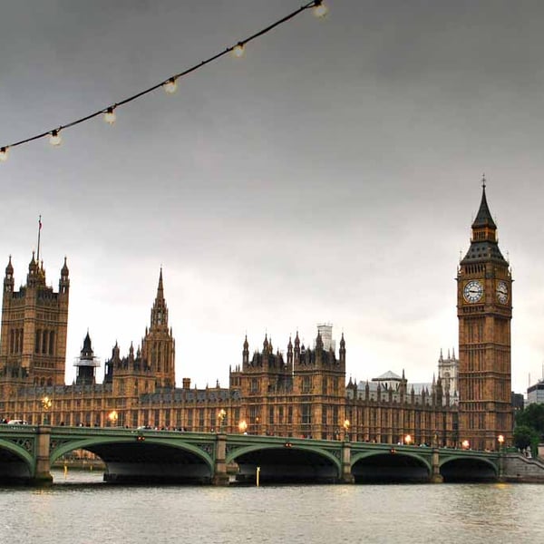 Houses of Parliament Big Ben Westminster Bridge London Photograph Print