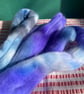 Dyed wool tops roving for spinning - 95g