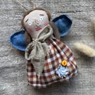 Primitive Style Angel Doll Handmade Collectible Dolls