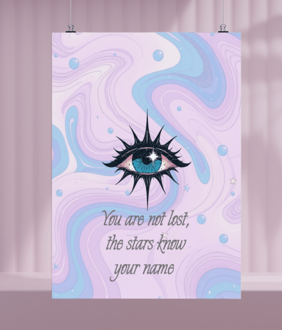 Eye art print