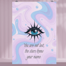 Eye art print