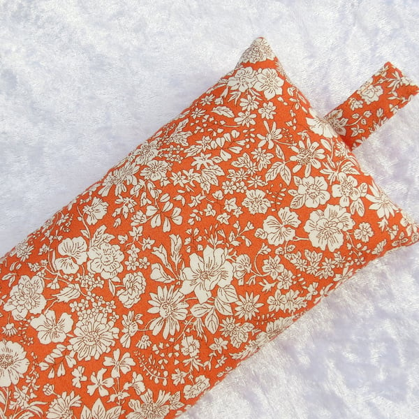 Keyboard wrist support, wrist rest, made from cotton, floral