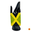 Jamaica abstract Art V03 down hanging Car Air freshener (Double Sided Print)