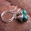 Malachite Earrings