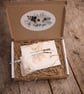 Hand made eco gift set with dried flowers