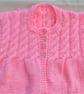 Girl's Knitted Cable Yoke Cardigan, Children's Clothes, Children's Gift Ideas - Image 3