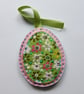 Hanging decoration - green and pink - Image 1