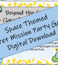 Space Themed Secret Mission - Escape Room for Kids, Printable Party Game