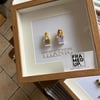 TITANIC - Jack and Rose - Framed custom Lego minifigures