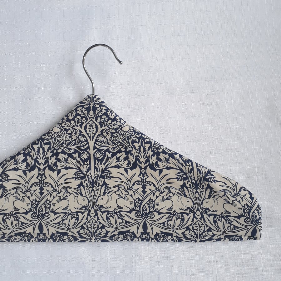 Padded Hangers with William Morris fabric