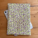 Liberty Marsh Orchids Print Quilted Fabric I-Pad A16 Sleeve