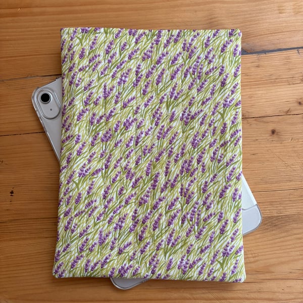 Liberty Marsh Orchids Print Quilted Fabric I-Pad A16 Sleeve