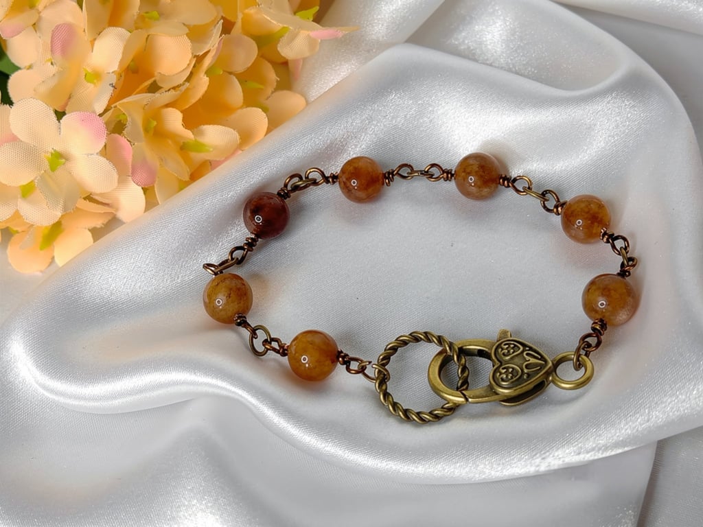 Dark Yellow Jasper with Citrine